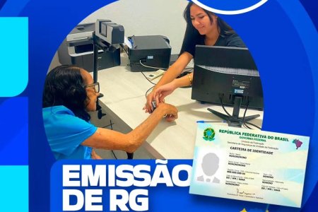 INICIADA A EMISSÃO DO NOVO RG - CARTEIRA DE IDENTIDADE NACIONAL (CIN) DE FORMA GRATUITA NA CÂMARA MUNICIPAL DE VEREADORES.